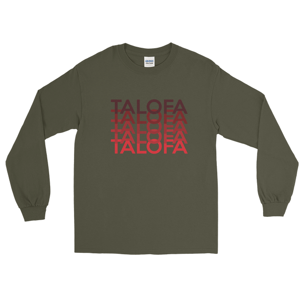 Red Talofa Repeat *ADULT LONG SLEEVE*