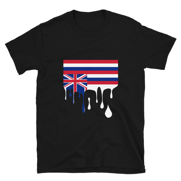 Drip Hawaii Sovereignty - Flag Horizontal *ADULT SHORT SLEEVE*