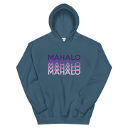 Purple Mahalo Repeat *ADULT HOODIE*