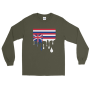 Drip Hawaii Sovereignty - Flag Horizontal *ADULT LONG SLEEVE*