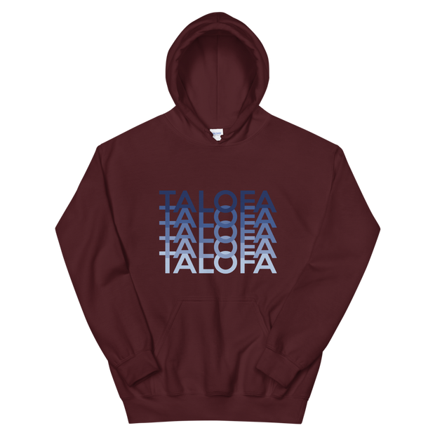 Blue Talofa Repeat *ADULT HOODIE*