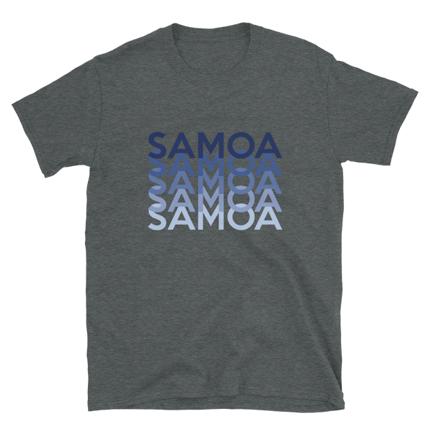 Blue Samoa Repeat *ADULT SHORT SLEEVE*