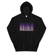 Purple Mahalo Repeat *ADULT HOODIE*