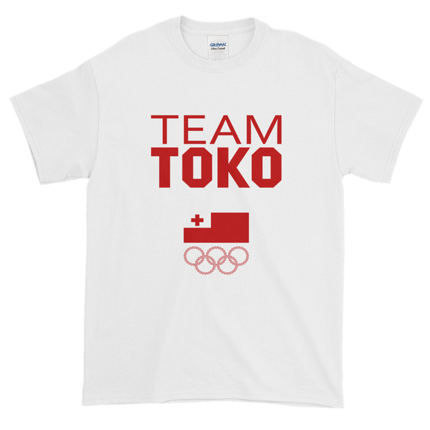 TEAM TOKO - Tonga Strong  - *BRADDAH SIZES* *ADULT SHORT SLEEVE*