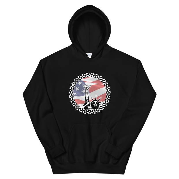 Shaka of Liberty - Stars and Stripes *ADULT HOODIE*