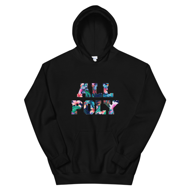 ALL POLY Floral ~ Signature *ADULT HOODIE*