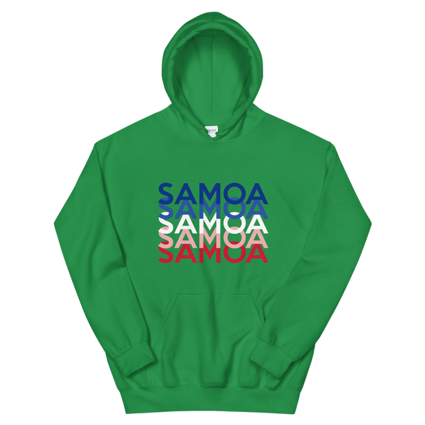 Red, White, and Blue Samoa Repeat *ADULT HOODIE*