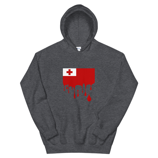 Drip Tonga - Flag Horizontal *ADULT HOODIE*