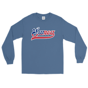 Samoa 685 - Flag with White Border (front/back) *ADULT LONG SLEEVE*