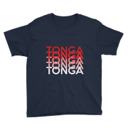 Red and White Tonga Repeat *KIDS SHORT SLEEVE*