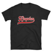 Kingdom Script ~ Red with White Border *ADULT SHORT SLEEVE*