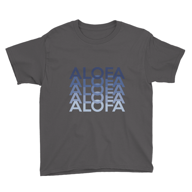 Blue Alofa Repeat *KIDS SHORT SLEEVE*