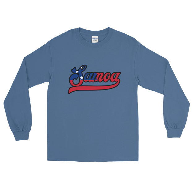 Samoa 685 - Flag with Black Border (front/back) *ADULT LONG SLEEVE*