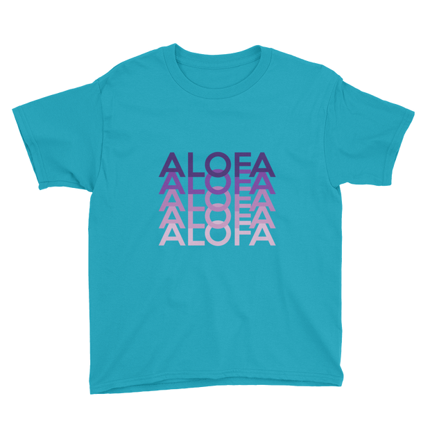 Purple Alofa Repeat *KIDS SHORT SLEEVE*