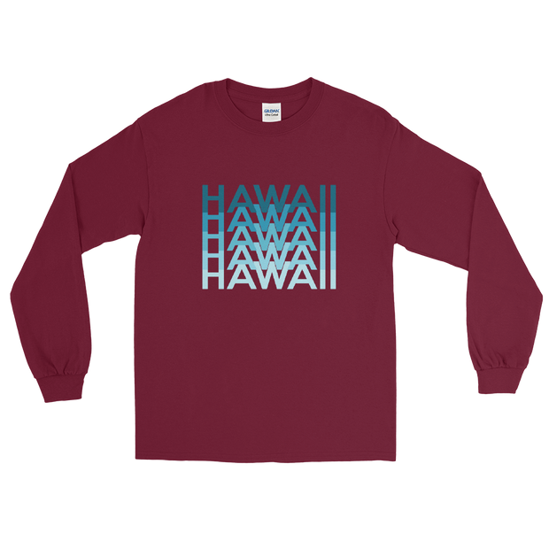 Blue Hawaii Repeat *ADULT LONG SLEEVE*