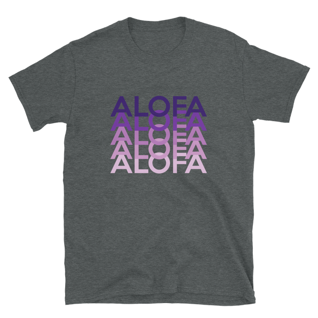 Purple Alofa Repeat *ADULT SHORT SLEEVE*