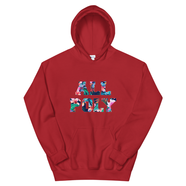 ALL POLY Floral ~ Signature *ADULT HOODIE*