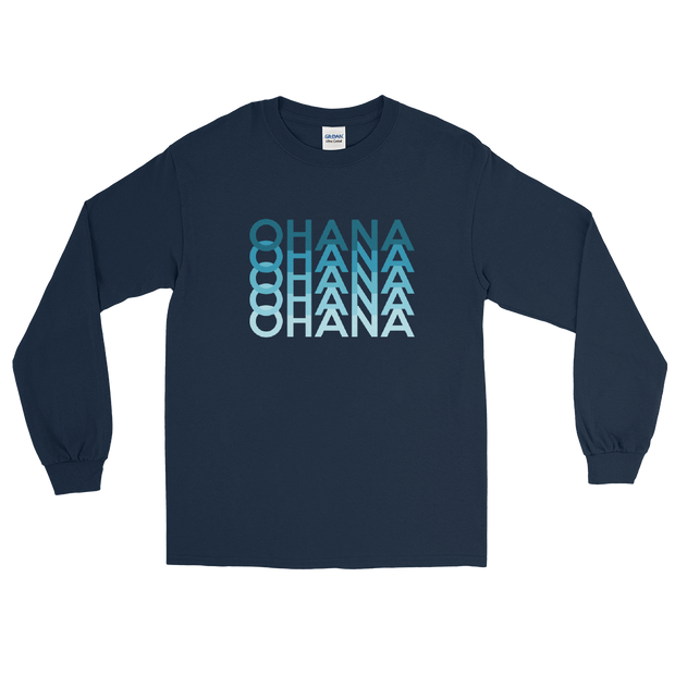 Blue Ohana Repeat *ADULT LONG SLEEVE*