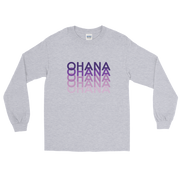 Purple Ohana Repeat *ADULT LONG SLEEVE*