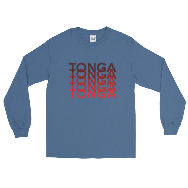 Red Tonga Repeat *ADULT LONG SLEEVE*