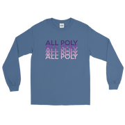 Purple All Poly Repeat *ADULT LONG SLEEVE*