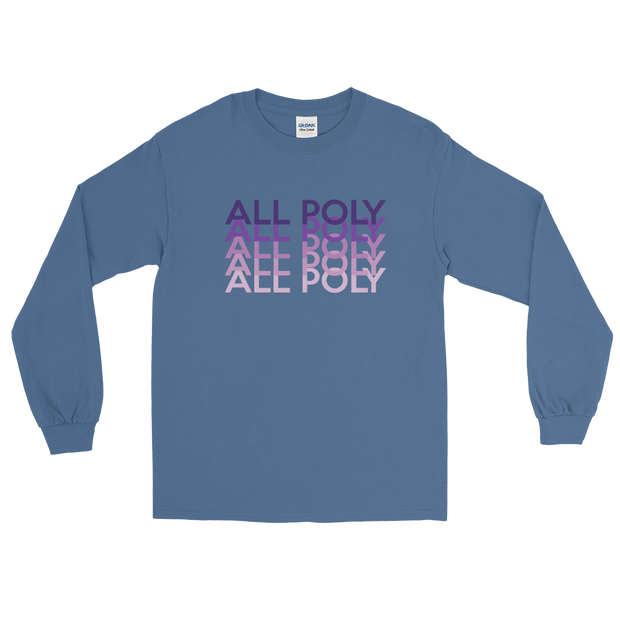 Purple All Poly Repeat *ADULT LONG SLEEVE*