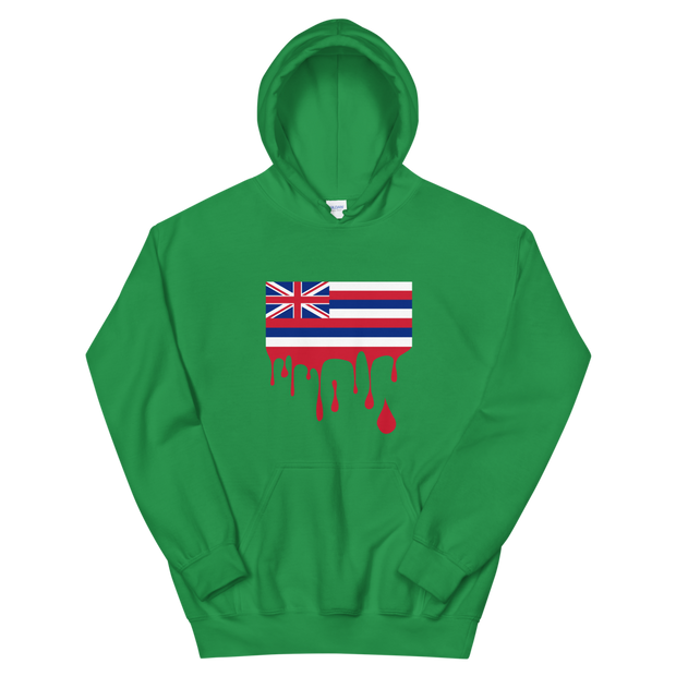 Drip Hawaii Union Jack - Flag Horizontal *ADULT HOODIE*