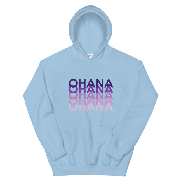 Purple Ohana Repeat *ADULT HOODIE*