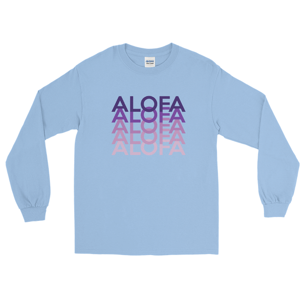 Purple Alofa Repeat *ADULT LONG SLEEVE*