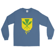 Kanaka Maoli Crest - Yellow *ADULT LONG SLEEVE*