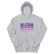 Purple Alofa Repeat *ADULT HOODIE*