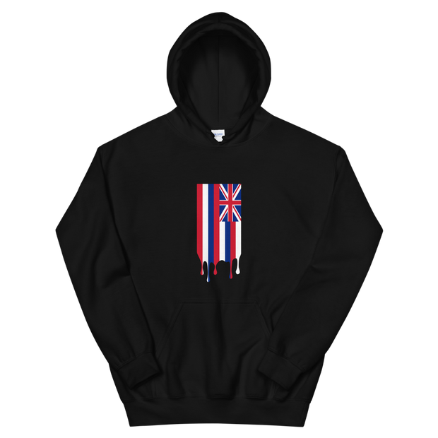 Drip Hawaii Union Jack - Flag Vertical *ADULT HOODIE*