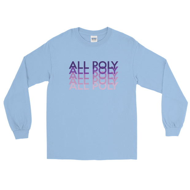 Purple All Poly Repeat *ADULT LONG SLEEVE*