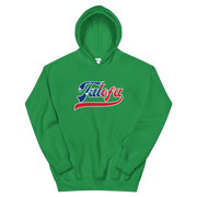 Talofa Script ~ Flag with White Border *ADULT HOODIE*