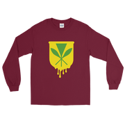 Kanaka Maoli Crest - Yellow *ADULT LONG SLEEVE*