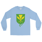 Kanaka Maoli Crest - Green *ADULT LONG SLEEVE*