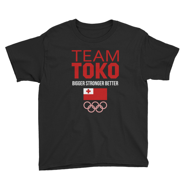 TEAM TOKO - Tonga Strong *KIDS SHORT SLEEVE*