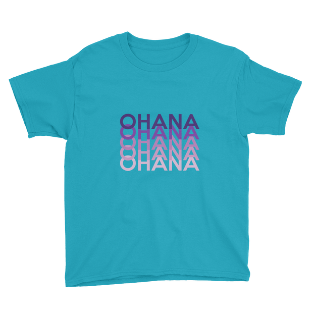 Purple Ohana Repeat *KIDS SHORT SLEEVE*