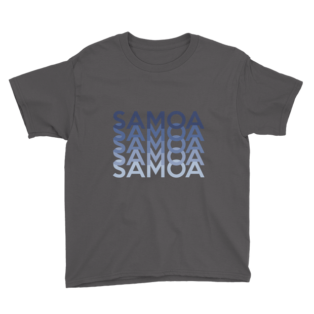 Blue Samoa Repeat *KIDS SHORT SLEEVE*