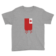 Drip Tonga - Flag Vertical *KIDS SHORT SLEEVE*