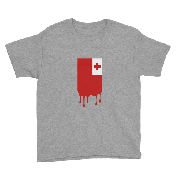 Drip Tonga - Flag Vertical *KIDS SHORT SLEEVE*