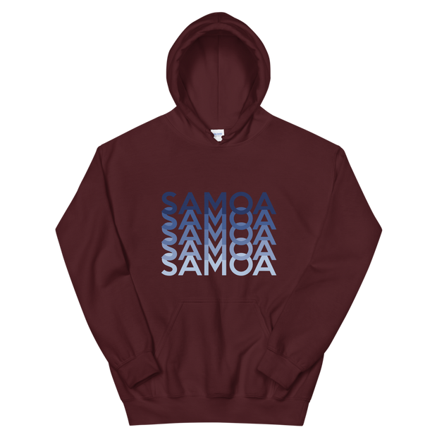 Blue Samoa Repeat *ADULT HOODIE*