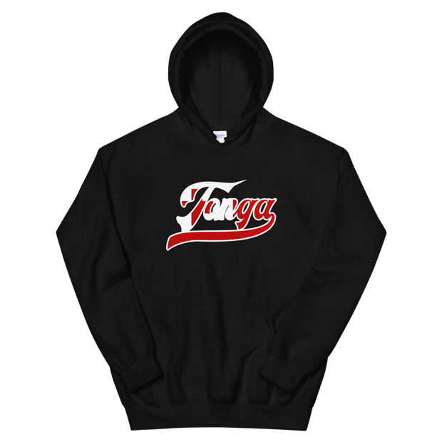 Tonga 676 - Flag with White Border (front/back) *ADULT HOODIE*