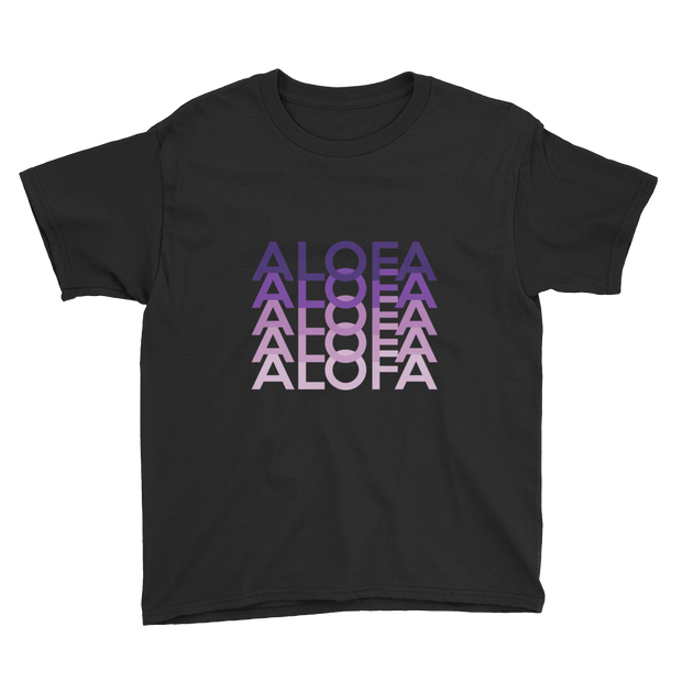 Purple Alofa Repeat *KIDS SHORT SLEEVE*