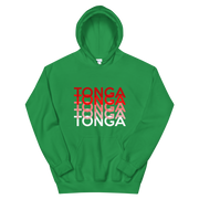 Red and White Tonga Repeat *ADULT HOODIE*