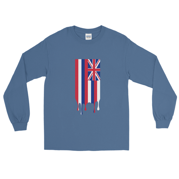 Drip Hawaii Union Jack - Flag Vertical *ADULT LONG SLEEVE*