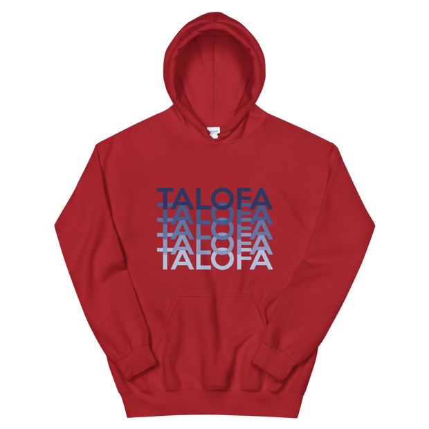 Blue Talofa Repeat *ADULT HOODIE*