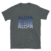 Blue Alofa Repeat *ADULT SHORT SLEEVE*