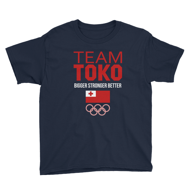 TEAM TOKO - Tonga Strong *KIDS SHORT SLEEVE*