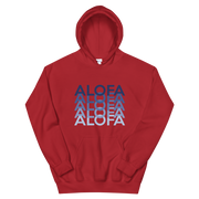 Blue Alofa Repeat *ADULT HOODIE*